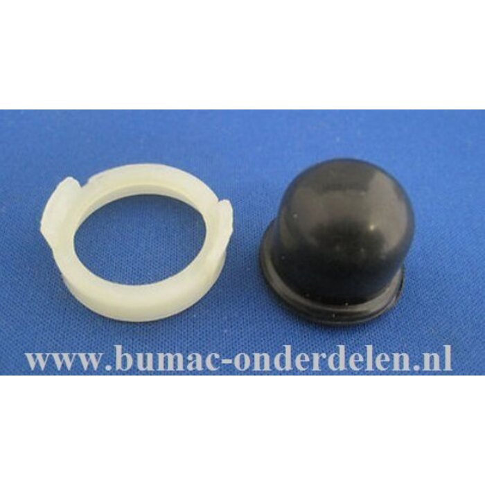 Primer of Balg voor Grasmaaiers met Briggs and Stratton Sprint - Classic of Quattro Motor op MTD, Stiga, Husqvarna, Wolf, Viking, Jonsered, Hayter, CastelGarden, Alko, Murray, Brill Grasmaaier