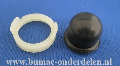 Primer of Balg voor Grasmaaiers met Briggs and Stratton Sprint - Classic of Quattro Motor op MTD, Stiga, Husqvarna, Wolf, Viking, Jonsered, Hayter, CastelGarden, Alko, Murray, Brill Grasmaaier