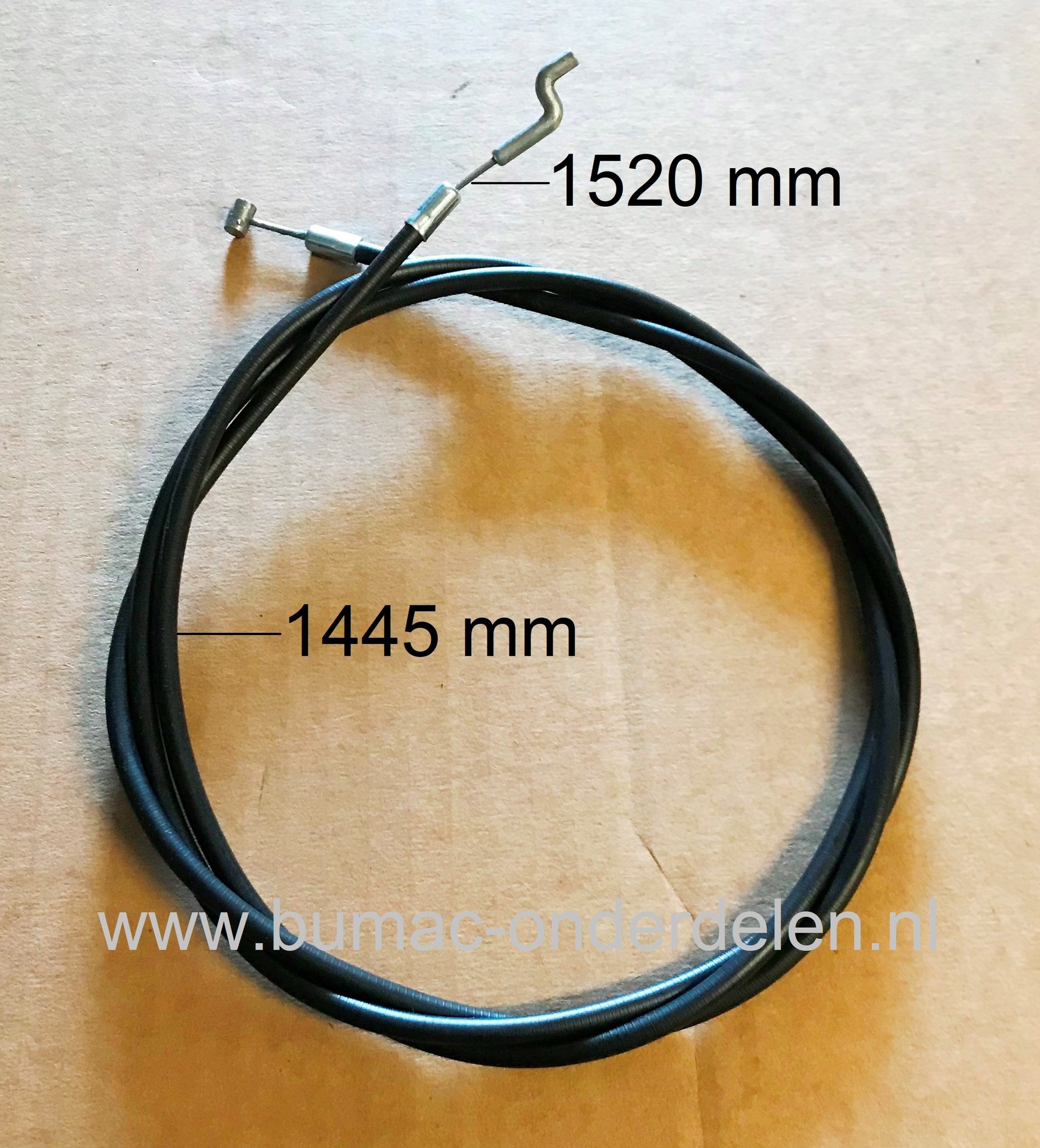 Koppelingskabel voor John Deere, Sabo Gazonmaaiers, Grasmaaiers, Duwmaaiers, Loopmaaiers Koppeling Kabel 52-2 Vario, 52-A Economy, 52-K Vario, 52-KAT Vario, 52-Vario E