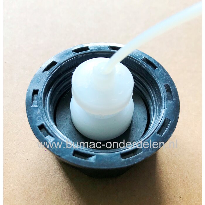 Brandstofdop Alpina - Mountfield - Stiga - Castelgarden, Bosmaaier, Trimmer, Strimmer, Bladblazer, Heggenschaar, Brandstof, Benzine, Dop, Castel Garden AHT60, BHS5517, ECO60, H60, HS55, HTJ550, MHJ2424, MHTP245, SHJ550, SHP60, TH24, THTC25, XH60, XHJ550