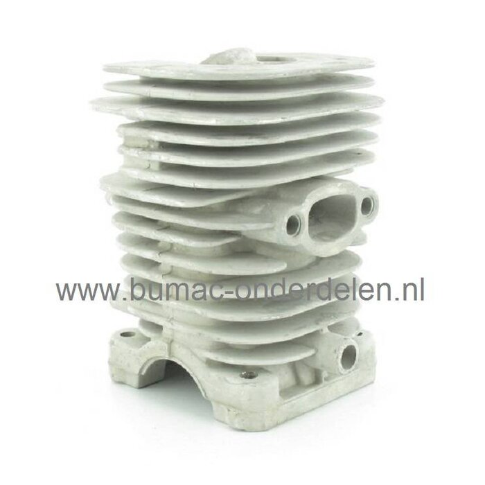 Cilinder Ø 38 mm Compleet voor JONSERED - PARTNER - MCCULLOCH - POULAN - HUSQVARNA, Kettingzaag, Motorzaag, Complete Cylinder Set met Zuiger, Zuigerveren en Pistonpen