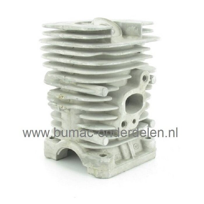 Cilinder Ø 38 mm Compleet voor JONSERED - PARTNER - MCCULLOCH - POULAN - HUSQVARNA, Kettingzaag, Motorzaag, Complete Cylinder Set met Zuiger, Zuigerveren en Pistonpen