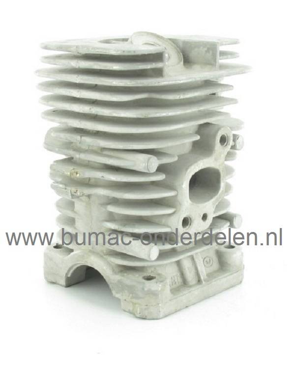 Cilinder Ø 38 mm Compleet voor JONSERED - PARTNER - MCCULLOCH - POULAN - HUSQVARNA, Kettingzaag, Motorzaag, Complete Cylinder Set met Zuiger, Zuigerveren en Pistonpen