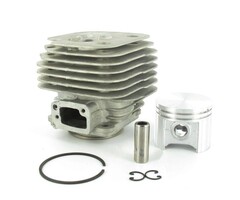 Cilinder met Zuiger Compleet Husqvarna 268 en 268K, Kettingzaag - Motorzaag - Bandenzaag - Motorslijper - Doorslijpmachine, Cilinder met Zuiger en Veren Compleet, Jonsered - Partner - Mc Culloch