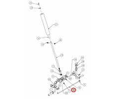 Spoorstang verstelbaar voor Zitmaaiers MTD, WOLF, YARDMAN, CUBCADET, WHITE Scooter Hydro, Scooter, Scooter M, Scooter MF, Scooter PRO, Scooter Pro Hydro, Minirider60, Minirider76, LR1NR76, LR2NR76, LR1NS&6, LR2NS76, LR2FR60, LR1MR76, LR2MR76, LR1MS76, LR2