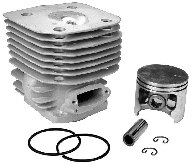 Cilinder Ø 60 mm Compleet voor HUSQVARNA / PARTNER K1250 - K1260 - 3120K - 3120XP, Bandenzaag - Doorslijper - Motorslijper - Doorslijpmachine - Kettingzaag - Motorzaag, Complete Cylinder Set met Zuiger, Zuigerveren en Pistonpen, HUSQVARNA - JONSERED - PAR