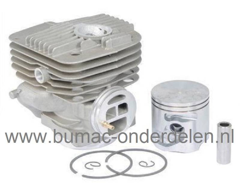 Cylinder en Zuiger Ø 56 mm Compleet voor HUSQVARNA / PARTNER K960 en K970 Bandenzaag - Doorslijper - Motorslijper - Doorslijpmachine, Complete Cylinder Set met Zuiger, Zuigerveren en Pistonpen, HUSQVARNA - JONSERED - PARTNER - MCCULLOCH