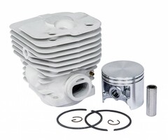 Cilinder Met Zuiger Ø 56 mm Compleet voor Husqvarna - Partner K950 Bandenzaag - Doorslijper - Motorslijper - Doorslijpmachine, Complete Cylinder Set met Zuiger, Zuigerveren en Pistonpen, onderdelen, K 950 en Jonsered 2095 Kettingzaag