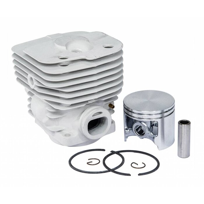 Cilinder Met Zuiger Ø 56 mm Compleet voor Husqvarna - Partner K950 Bandenzaag - Doorslijper - Motorslijper - Doorslijpmachine, Complete Cylinder Set met Zuiger, Zuigerveren en Pistonpen, onderdelen, K 950 en Jonsered 2095 Kettingzaag