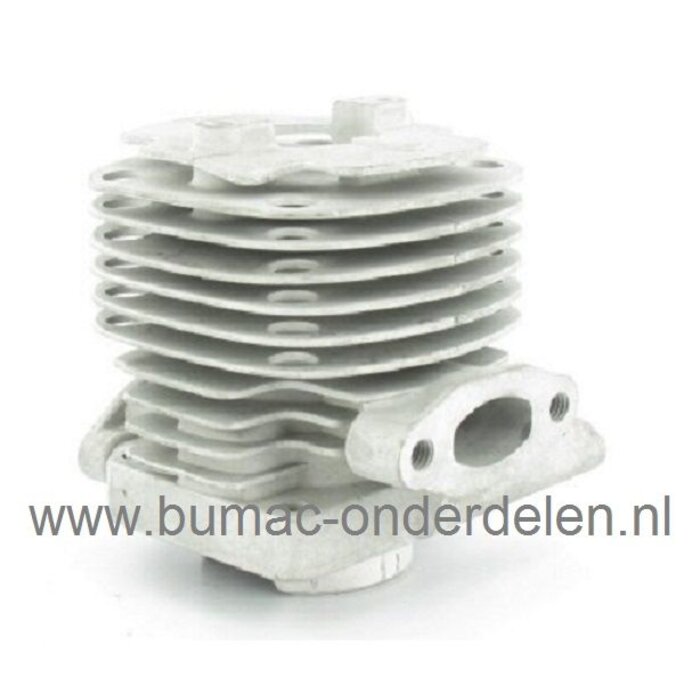 SHINDAIWA Cilinder Ø 36 mm Compleet voor BP35, BP40LA, C35, C35LA, C350, R35F, R40FT, T350 Bosmaaiers, Bermmaaiers, Trimmers, Complete Cylinder Set met Zuiger, Zuigerveren en Pistonpen, ECHO - SHINDAIWA