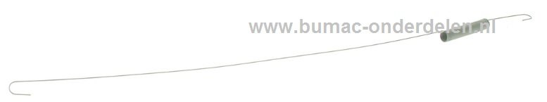 Regulateurveer B&S voor bediening van de Gasklep bij Carburateur, IC Motor op Zitmaaier, Frontmaaier, Briggs and Stratton, B&S