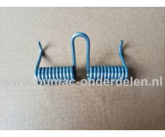 Veer voor Zijklep van Alko, Solo en Brill Grasmaaier Highline 525 SP, 525 SP-A, 526 VSI, 51.6 SP Plus Grasmachine Veer voor Zijuitworpklep onderdeel