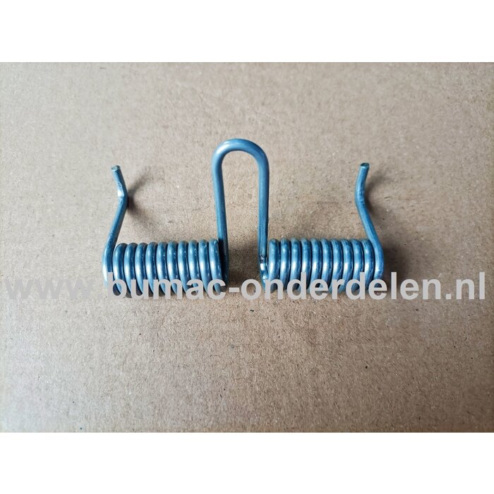 Veer voor Zijklep van Alko, Solo en Brill Grasmaaier Highline 525 SP, 525 SP-A, 526 VSI, 51.6 SP Plus Grasmachine Veer voor Zijuitworpklep onderdeel