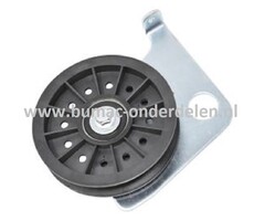 Spanpoelie Compleet voor Maaidek voor HUSQVARNA, JONSERED, MCCULLOCH, PARTNER, ZENOAH R13 C, R213 C, R214 T, R214 T AWD, R214 TC, R214C, R215 TX, R216, R216 AWD, R216 T AWD, R320 AWD, RIDER 11, RIDER 11 C, RIDER 11 R, RIDER 13, RIDER 13 AWD, RIDER 13 C,