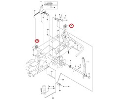 Poelie voor Maaihoogte Instelling op HUSQVARNA, JONSERED, PARTNER, MCCULLOCH, ZENOAH PR17, PR17 AWD, PROFLEX 1200, PROFLEX 18, PROFLEX 20, PROFLEX 21, PROFLEX 21 AWD, PROFLEX 21 II, R 422 Ts, R 422 Ts AWD,R112 C, R112 C5, R115 B, R115 C, R13 C5, R15 T A