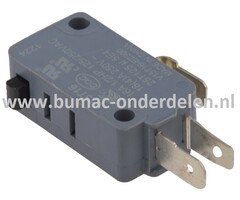 Veiligheidsschakelaar voor HUSQVARNA, JONSERED, PARTNER, MCCULLOCH, ZENOAH 520iHE3, 520iHT4, LC148 VE, LC48 VE, PR17, PR17 AWD, PROFLEX 18, PROFLEX 21, PROFLEX 21 AWD, R 422 Ts, R 422 Ts AWD, R13 C5, R15 T AWD, R15 Ts AWD, R213 C, R214 T, R214 T AWD, R2