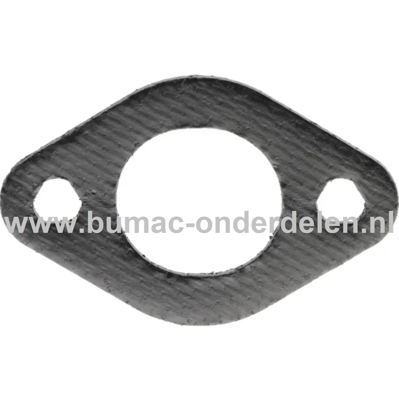 Uitlaatpakking voor Briggs & Stratton Motoren met Horizontale Krukas op Grasmaaiers, Gazonmaaiers, Cirkelmaaiers, Benzinemaaiers, Uitlaat Pakking, Afdichting, Dichting, onderdeel 19H132, 19H232, 19L132, 19L237, 201332, 201412, 202337