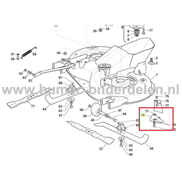 Steunplaat voor STIGA, Castelgarden, Alpina, Mountfield Zitmaaiers, Tuintrekkers, Grasmaaiers Steun Plaat, Steunplaat voor onder Maaidek 1330M, 1530H, 1530M, 16/84H, 3000SH, 84HB, AT484, BA150G84H, BLACK EDITION 84H, BT84, CG84, CM7014HPRO, ESTATE 2084, E