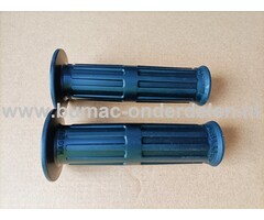 Kunststof Handvat set van 2 op Kruiwagen, Tuinfrees, Generator, Steekwagen, Bolderkar, Aggregaat, Grasmaaier, Kooimaaier, Brommer, Ruwterreinmaaier, Veegmachine, Strooier, Bosmaaier, Heggenschaar, Tuinwals, Grasrol, Grondboor, Handgreep