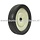 Kunstof Wiel Ø 260 voor Grasveger - Veegmachine achter Zitmaaier, Frontmaaier, Tuintrekker
