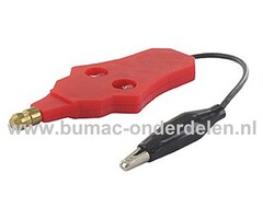 Ontstekingstester voor Ontstekingssystemen op Grasmaaiers, Tuintrekkers, Zitmaaiers, Gazonmaaiers, Bootmotoren, Motorfietsen en Auto's Een Ontstekingstester controleert de integriteit van de elektrische ontsteking De Ontsteking Tester controleert zowel de