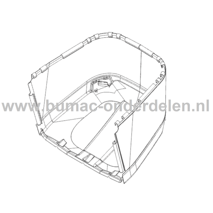 Vangzak voor ALKO, SOLO Zitmaaiers, Tuintrekkers, Grasmaaiers Opvangzak, Graszak T 15-95.5 HD-A, T 20-105.5 HDE, T 15-105.6 HD-A, T 23-125.5 HD, T 16-105.6 HD
