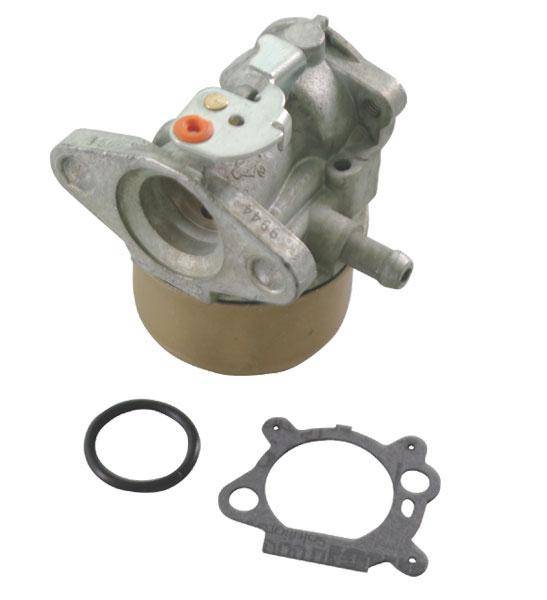 Briggs and Stratton Carburateur met Primer functie op Quantum en Europe motoren voor Grasmaaiers - Gazonmaaiers en Grasmachines van MTD, Stiga, Husqvarna, Jonsered, Wolf, CastelGarden, Viking, JohnDeere, Murray
