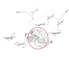 Kaal maaidek 105 cm voor ALKO, SOLO, BRILL ALKO, SOLO, BRILL Zitmaaiers, Tuintrekkers, Grasmaaiers Maaidek, Maaihuis, Maai Dek T20-105.5 HDE V2, onderdeel
