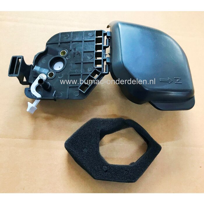 Luchtfilterkap met Deksel - Luchtfilter en Chokeklep voor Honda GX 25 Motor op Bosmaaier, Heggenschaar, Waterpomp, Filterhuis, trilbalk, frees, waterpomp, onderdeel, GX25T, GX25NT, UMK425E, UMS425E, HHH25D ,HHH25S, UMC425E, UMC425U, WX10K1, WJR1525, WJR25
