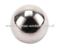 Stalen Kogel 18 mm voor Kogellagers, Draaikransen, Lineair Geleiding Een stalen Kogel voor Kogellagers en zorgt dat de wrijving van een draaibeweging vermindert, Grasmaaiers, Zitmaaiers, Kooimaaiers, Trilplaten, Fiets, Brommer, Trekker