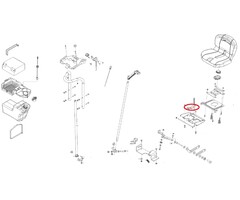 Vergrendelingsplaat Zitting op ALKO, SOLO, BRILL Zitmaaiers, Trekkers, Tuintrekkers, Grasmaaiers Vergrendeling Plaat, Vergrendelingsplaat Zitting, Vergrendelplaat T23-125.5 HDE V2, T20-105.5 HDE V2