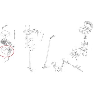 Brandstoftank voor ALKO, SOLO, BRILL Zitmaaiers, Trekkers, Tuintrekkers, Grasmaaiers Benzinetank, Brandstof Tank T23-125.5 HDE V2, T20-105.5 HDE V2