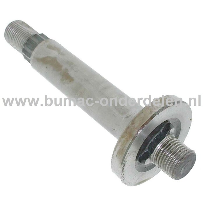 Mesas Lengte 132 mm voor MTD, YardMan, CubCadet, Wolf, Bolens Zitmaaiers, Tuintrekkers, Grasmaaiers, Frontmaaiers Mes As, Mesas voor Lagerhuis