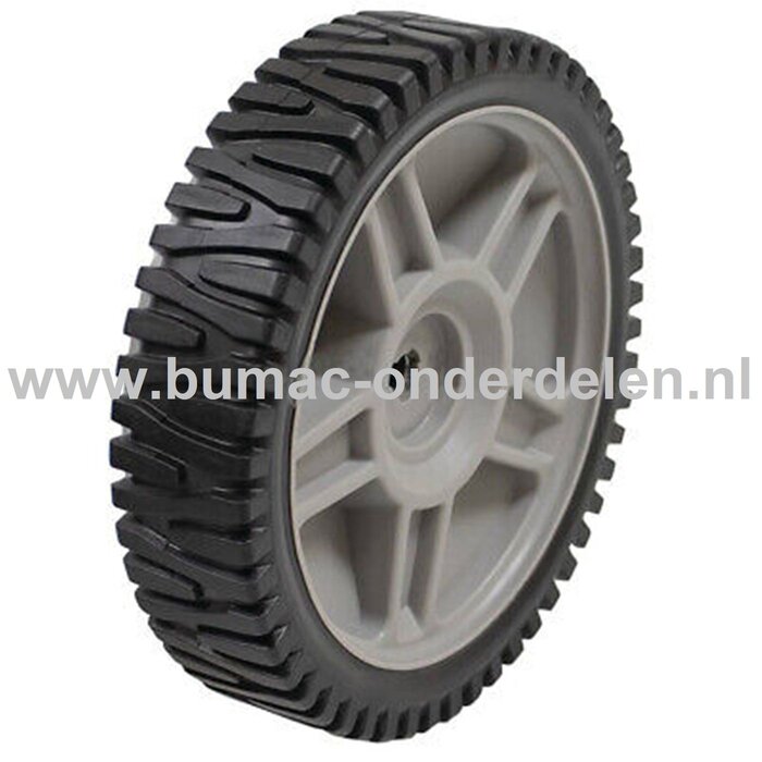 Wiel voor Husqvarna, McCulloch, Poulan, Partner, Jonsered Gazonmaaiers, Grasmaaiers, Loopmaaiers, Duwmaaiers Wiel, Aandrijfwiel 5521CHV, 6522SH, 6522SL, 67522ES, EDITION 1, M11597, M675T53FD, 214502X83E, 219611X83E, P725Y22H2