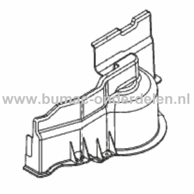 Beschermkap Rechts V-Snaar voor ALKO, SOLO Zitmaaiers, Tuintrekkers, Grasmaaiers Bescherm Kap, V Snaar Beschermer, Beschermkap T16-92HD, T16-92.7HD, T13-92HD, T13-92.7HP, T13-92.5HD