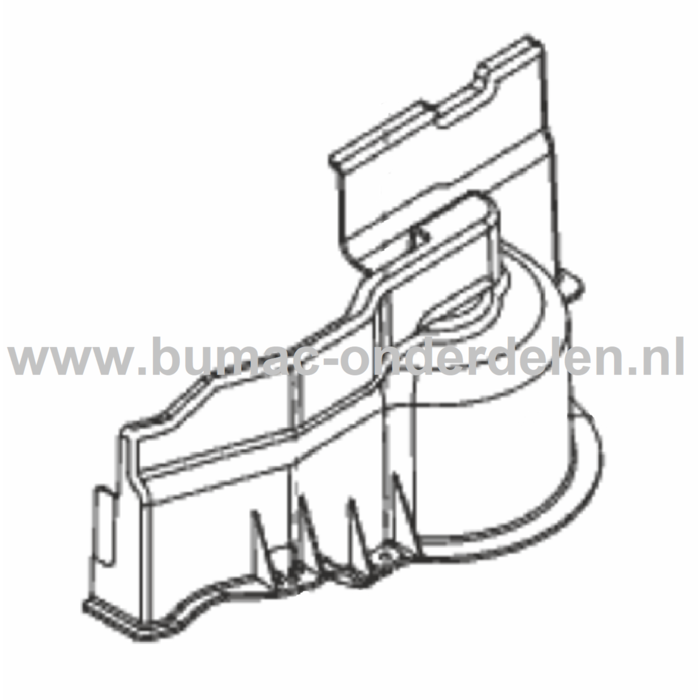 Beschermkap Rechts V-Snaar voor ALKO, SOLO Zitmaaiers, Tuintrekkers, Grasmaaiers Bescherm Kap, V Snaar Beschermer, Beschermkap T16-92HD, T16-92.7HD, T13-92HD, T13-92.7HP, T13-92.5HD