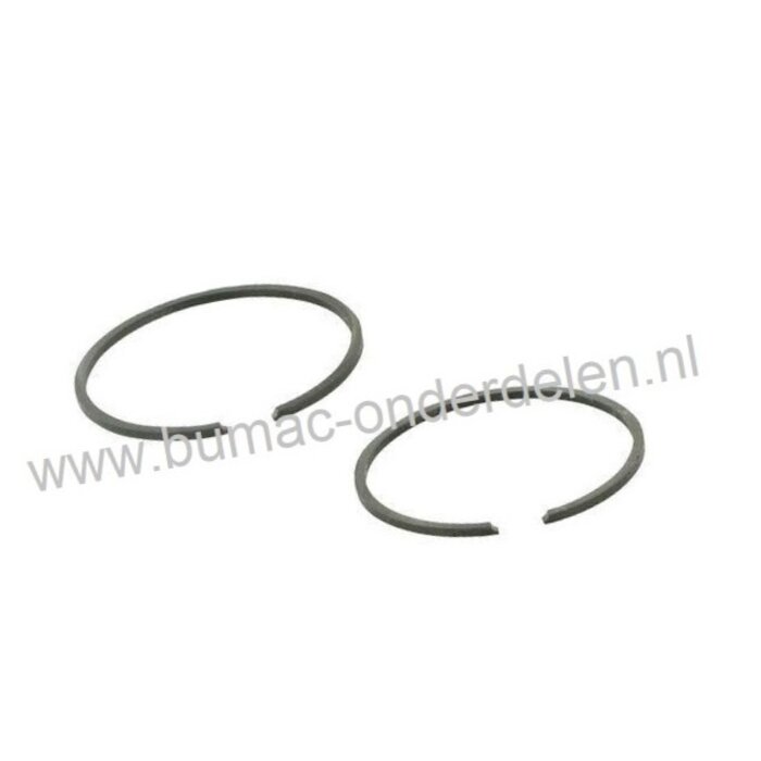 Zuigerveren set Ø 34 mm voor Castel Garden - Stiga - Mountfield - Alpina Bosmaaier - Multitool ABR26JD, AMT26, ATR26J, B26JD, BC330A, BC730B, BG26JD, BG26CBT8, BGEP2025, BS25J, CB126J, EP25 Combi, MB26J, MB2600J, MM2603, MB2605, MT26J, SB250J, SBC226JD, S