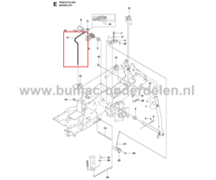 Ketting voor Hoogte Instelling Maaidek op Husqvarna, Jonsered, Partner, McCulloch Zitmaaiers, Tuintrekkers, Grasmaaiers, Tuintractoren Ketting Hoogte Instelling Maaidek R13 C5, R15 T AWD, R15 Ts AWD, R316 T, R316 T AWD, R316 Ts AWD, R316 TXs AWD, R31