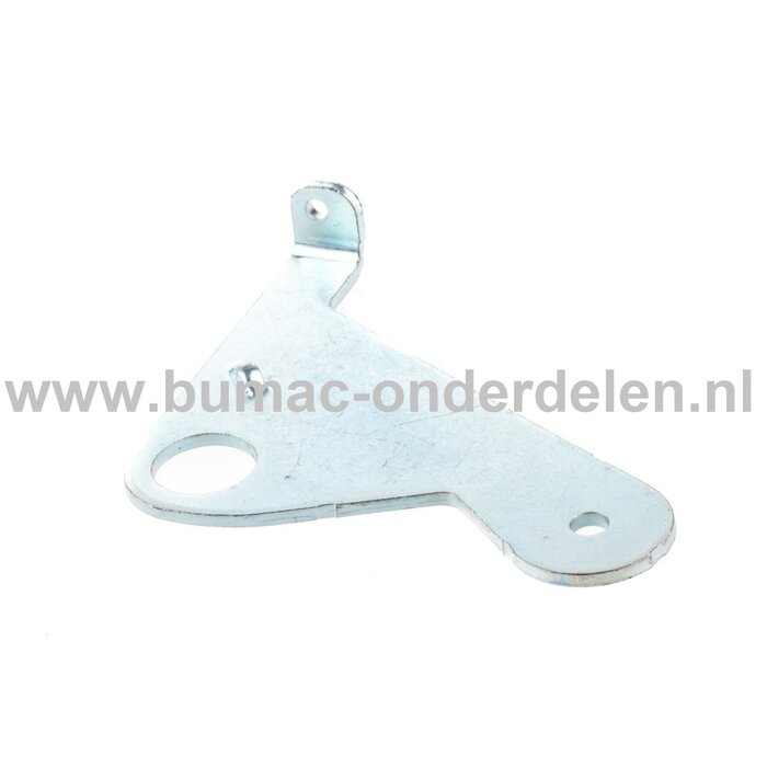 Poelie Spanplaat op Maaidek voor Husqvarna, Jonsered, Partner, McCulloch Zitmaaiers, Tuintrekkers, Grasmaaiers, Tuintractoren Plaat voor Span Poelie, Spanarm, Spanstuk, Spanner, Steunplaat R15 T AWD, R15 Ts AWD, R316 T, R316 T AWD, R316 Ts AWD, R316 TXs A