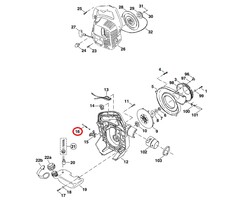 Gaskabel voor DOLMAR, MAKITA, ROBIN Bladblazers, Bladvegers, Blowers Aandrijfkabel, Kabel PB250, RBL250