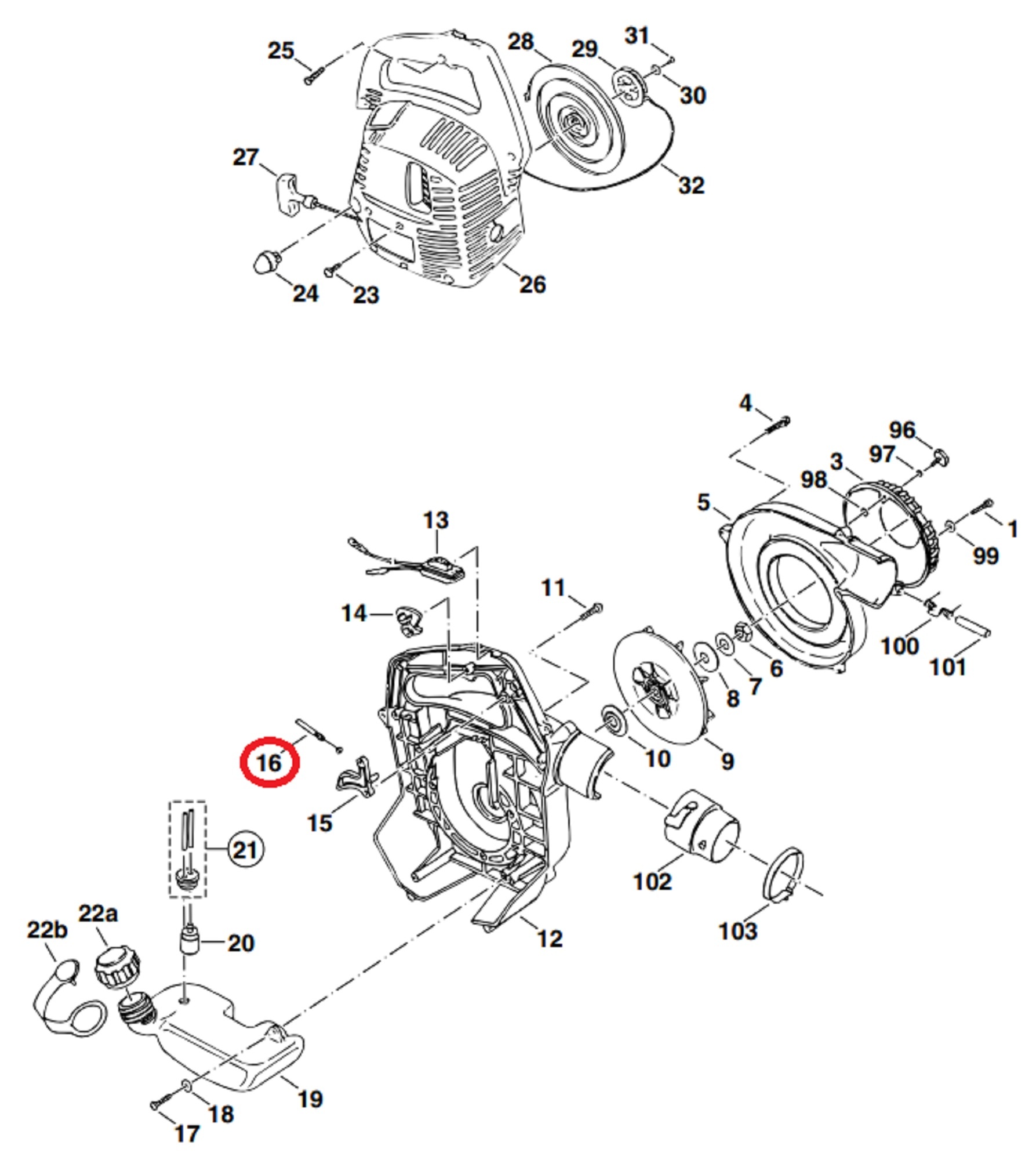 Gaskabel voor DOLMAR, MAKITA, ROBIN Bladblazers, Bladvegers, Blowers Aandrijfkabel, Kabel PB250, RBL250