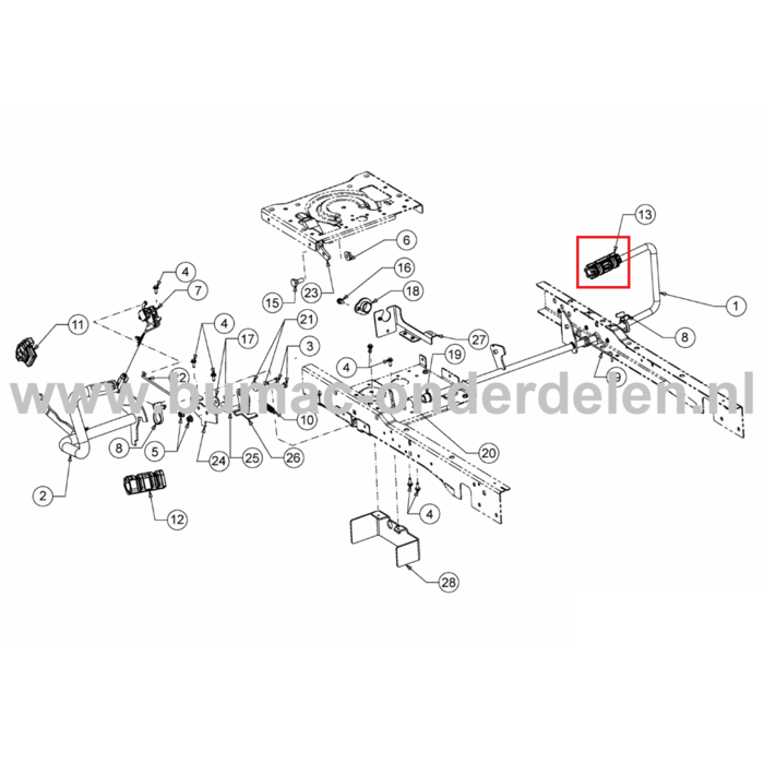 Rubber voor Rempedaal MTD, Yardman, Wolf, Cub Cadet Elektrische Zitmaaiers, Tuintrekkers, Grasmaaiers, Tuintractoren Pedaal Rubber, Rem Pedaal Scooter Hydro, 92.130 T, 96.130 T, 106.185 H, 106.220 H, 106.220 HP, 106.230 H, 95.165 H, 95.180 H, Pedaalrubber