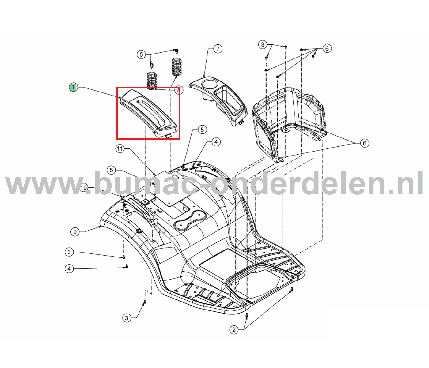 Afdekkap Versnelling voor MTD, Yardman, Wolf, Cub Cadet Elektrische Zitmaaiers, Tuintrekkers, Grasmaaiers, Tuintractoren Beschermkap, Versnellingskap XT1 LT50 FAB, XT2 ES107