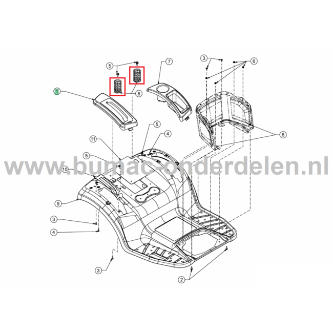 Zittingsveer voor MTD, Yardman, Wolf, Cub Cadet Elektrische Zitmaaiers, Tuintrekkers, Grasmaaiers, Tuintractoren Zitting Veer, Stoelveer 106.185 H, 106.220 H, 106.220 HP, 106.230 H, 95.165 H, 95.180 H, GLTT 165.95 H, GLTT 180.106 H, 23/42K, XT3 QS127, XT3