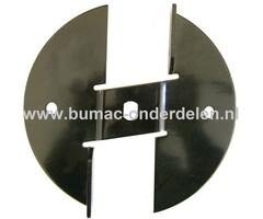 Meshouder voor  STIGA, Castelgarden, Alpina, Mountfield Elektrische Hakselaars, Houtversnipperaar Mes Houder ACH 2.2E, BIO MASTER 2200, CH 2.2E, HÄCKSLER 4020/2200, MCS 2200