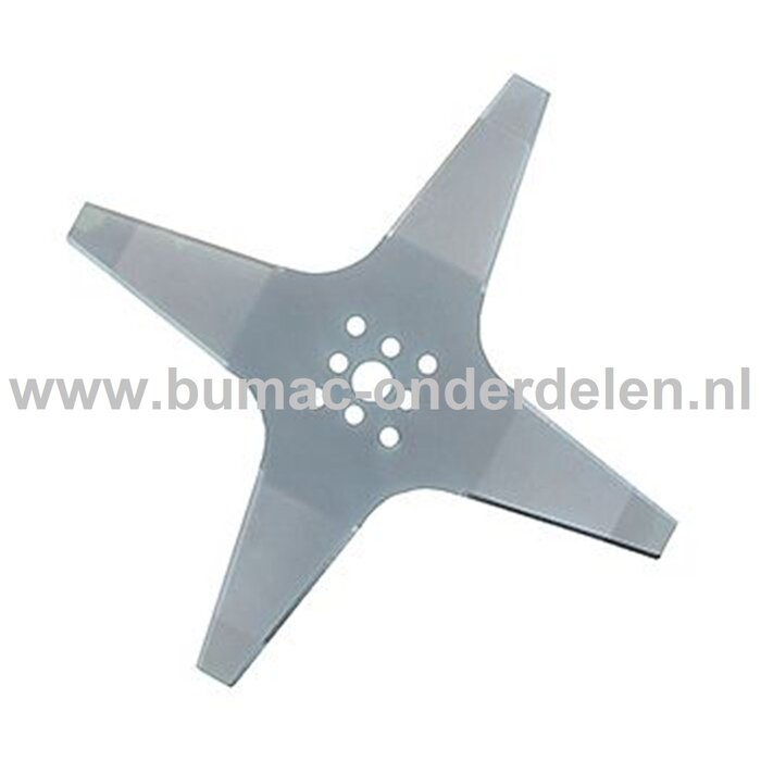 Maaimes 4 Puntig voor AMBROGIO, WIPER Robotmaaiers, Maairobots, Robot Grasmaaiers, Robot Mower Mes L15, Twenty Deluxe, Twenty Elite, i70, i100