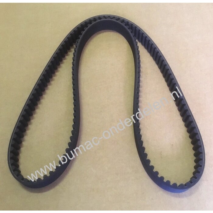Tandriem 250 Tands voor Husqvarna, Jonsered, Partner, McCulloch, Lazer, AYP, Craftsman, Yardpro Zitmaaiers, Frontmaaiers, Riem Getand voor Aandrijving Maaidek, Maaimessen bij onder andere Rider 16, FR2115MA, Getande Snaren, Riemen