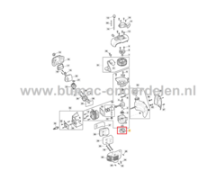Centrifugaalkoppeling voor STIGA, Castelgarden, Alpina, Mountfield Heggenscharen, Benzineheggenscharen Centrifugaal Koppeling AHT 555, HT525, HTC560, MHT 2322, SHT 660, SHT 670, XHT 70