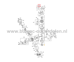 Primer voor STIGA, Castelgarden, Alpina, Mountfield Heggenscharen, Benzineheggenscharen Benzinepomp AHT555, BC730, GT730A, HT525, HTC560, MHT2322, SHT660, SHT670, XHT70