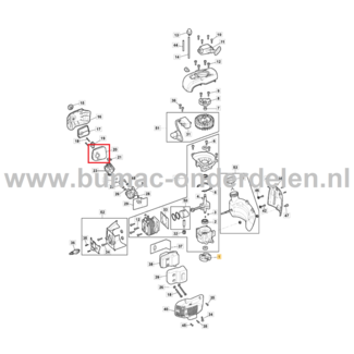 Luchtfilterkap voor Stiga, Castelgarden, Alpina, Mountfield Heggenscharen, Benzineheggenscharen Luchtfilterbescherming, Luchtfilter Kap AHT555, HT525, HTC560, MHT2322, SHT660, SHT670, XHT70